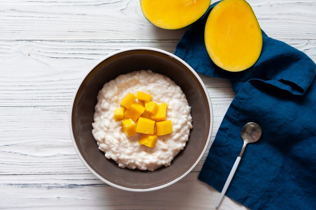 Mango Rice Pudding